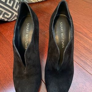 Stuart Weitzman Suede Ankle Booties